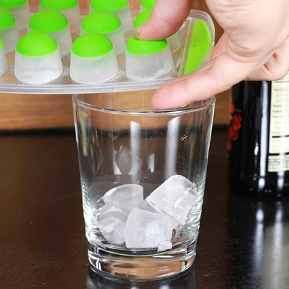 Chef Craft Select Plastic Ice Cube Tray, 11 inch in length yields 21 cubes