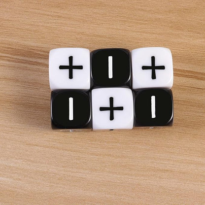 STOBOK 24Pcs Math Dice, 6 Sided Games Dice for Preschoolers, Dices Minus Plus Table Games Dice for Classroom/Party
