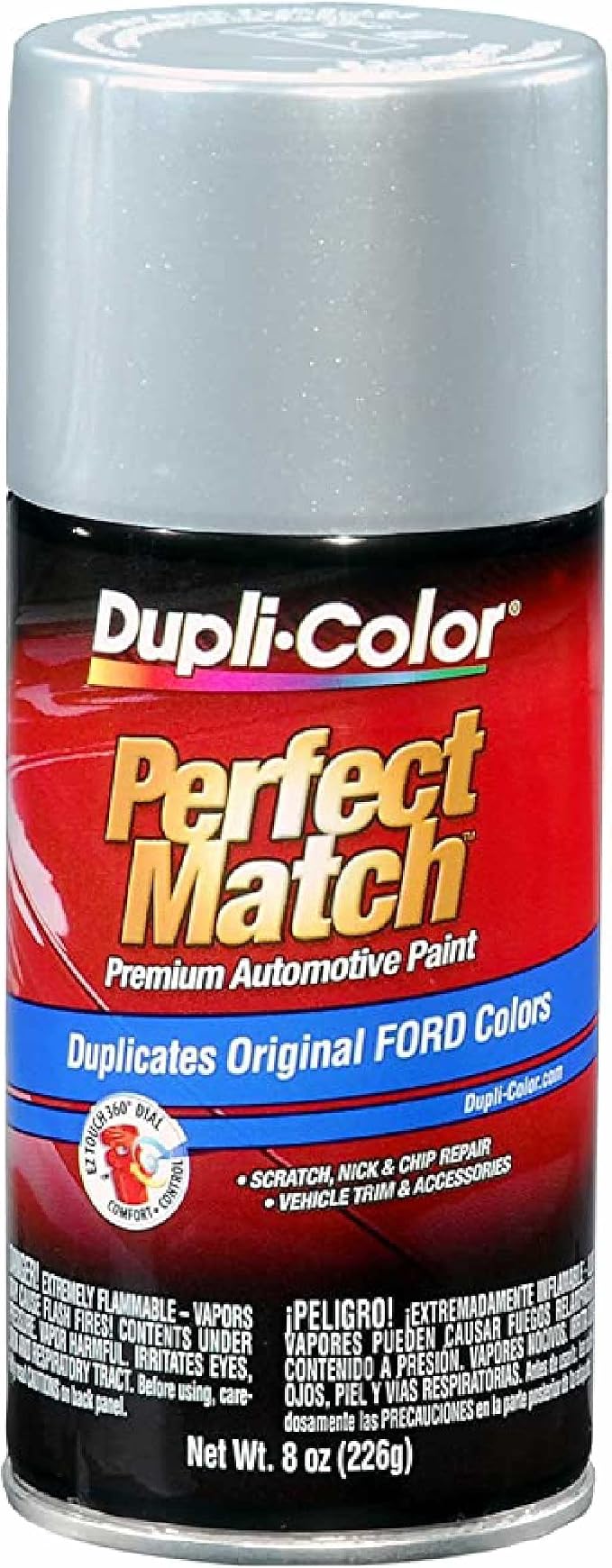 Dupli-Color Perfect Match Premium Automotive Paint, SIlver (M), 8 oz