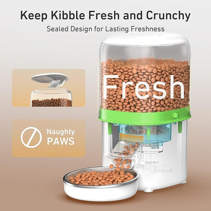 Automatic Cat Feeder - 4L Timed Auto Pet Feeder