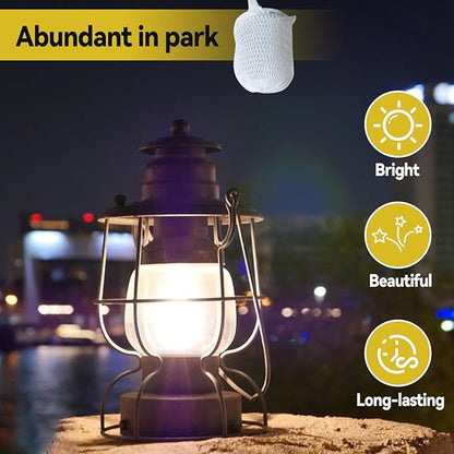 Preformed Gas Light Mantles, Gas Lamp Mantles Gaslight Mantles Preformed Inverted Mantle Gas Light Preformed Mantle for Outdoor Indoor Gas Lights