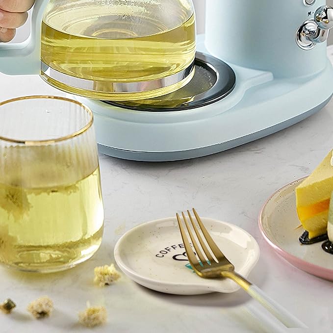 FANGSUN Coffee Spoon Rest, 3.5 Inch Ceramic Spoon Holder