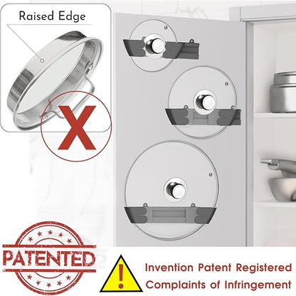 Adjustable Universal Pot Lid Holder Organizer
