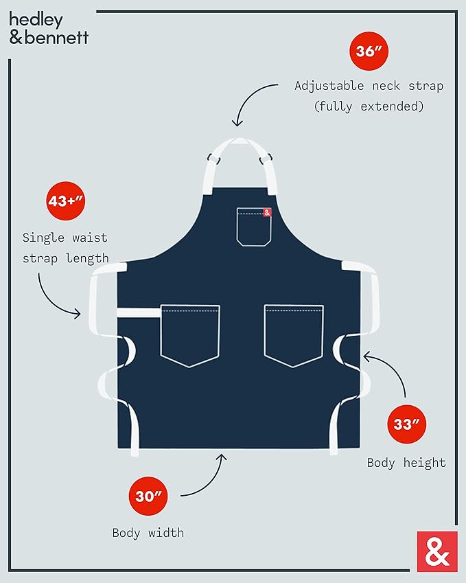 hedley & bennett Essential Apron