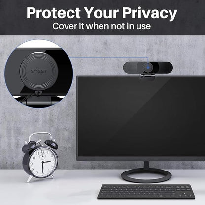EMEET C980 PRO 3-in-1 1080P Webcam