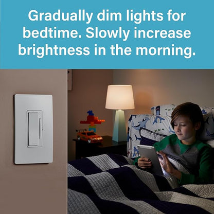 Legrand Radiant® Wi-Fi Matter Smart LED Dimmer, Effortless Setup, Enhanced