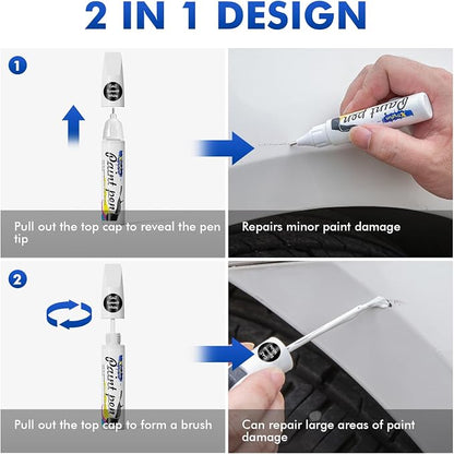 Sterling Metallic GXD/WA130H Touch Up Paint Compatible with GMC, DIY Car Paint Scratch Repair, Automotive Paints, Quick & Easy Fix Scratch Repair for Sierra/Terrain/Yukon/Acadia/Canyon