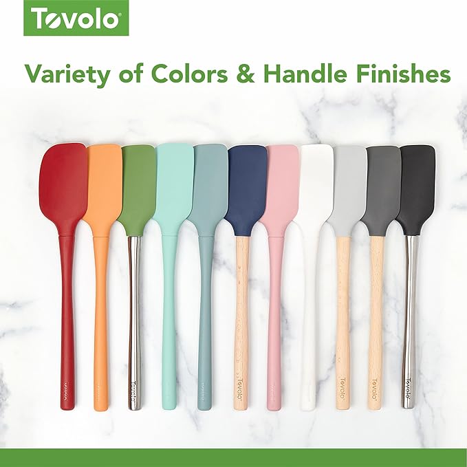 Tovolo Flex Core 5 Piece Silicone Spatula Set Heat Resistant All Silicone