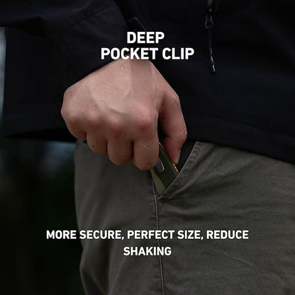 CJRB Nanner Pocket Knife with 3.23" AR-RPM9 Steel Blade, Pocket Knife with G10 Handle for Men Women, Crossbar Lock EDC Knife for Camping Hiking, Designed by Dustin Rhodes(J1955 Green)