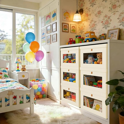 DIMJ Storage Bins with Lids