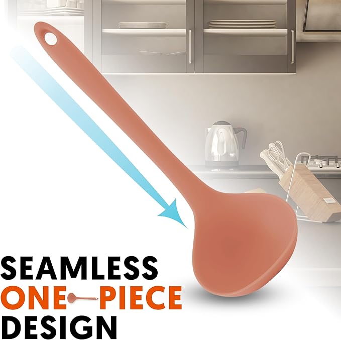 Platinum Silicone Cooking Ladle