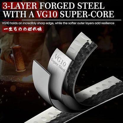 Huusk Santoku Japanese Chef Knife