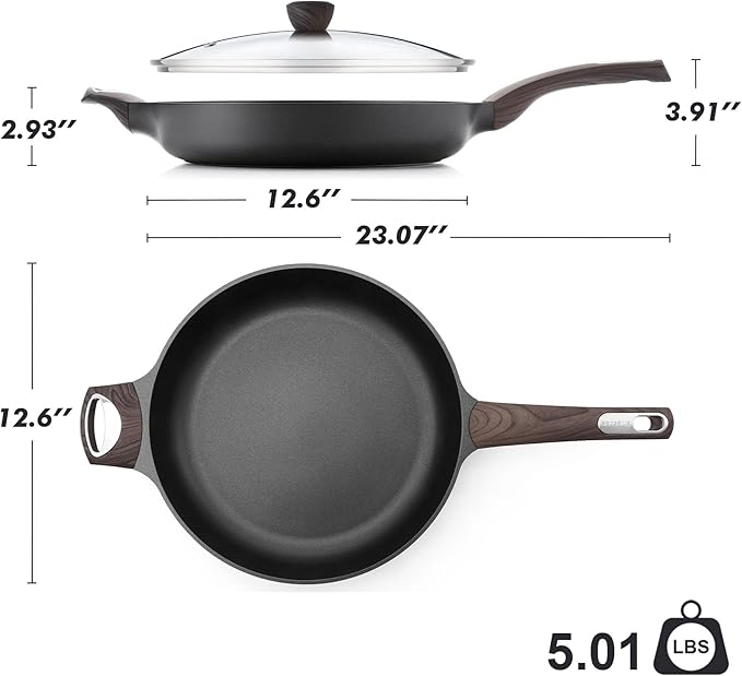 SENSARTE Ceramic Nonstick Frying Pan Skillet