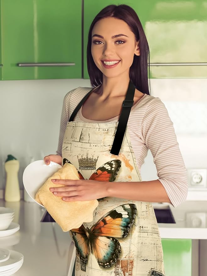 Bencailor 6 Pcs Spring Kitchen Aprons