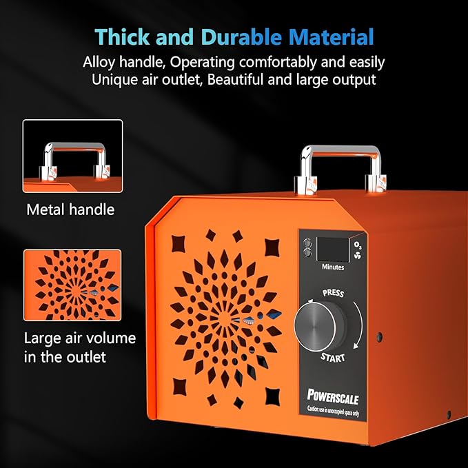 Powerscale Commercial Ozone Machine 250, 000mg/h Odor Removal Intelligent