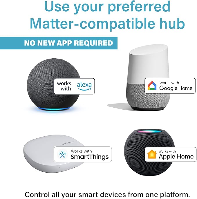Legrand Radiant® Wi-Fi Matter Smart Outlet 15A, Effortless Setup, Enhanced