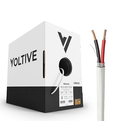 Voltive 12/2 Speaker Wire, in-Wall CL3 & Direct Burial, 500ft