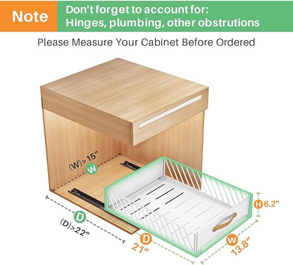 Pull out Cabinet Organizer, Heavy Duty Slide out Pantry Shelves Drawer Storage