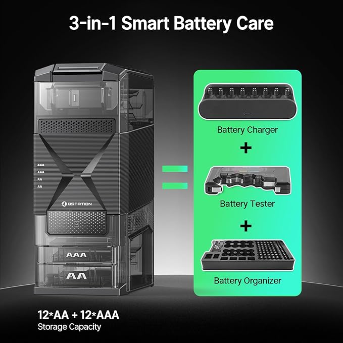 Ostation 2 Smart 3-in-1 Battery Charger