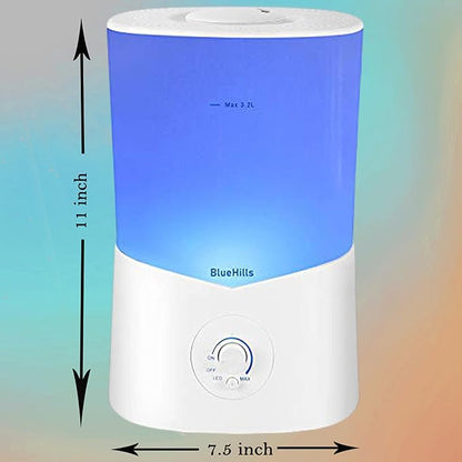 BlueHills Premium 3000 ML XL Essential Oil Diffuser Aroma Humidifier 3 Liter
