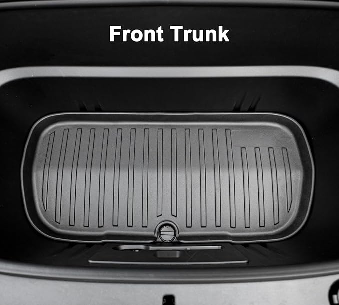 SUPER LINER Tesla Model Y Floor Mats 2025 2026 | Custom Fit All-Weather 11-Piece Set TPE Material| Model Y Juniper Floor Mats Back Seat Protector,Cargo Liner, Trunk & Interior Accessories 5-seat