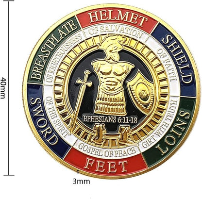Armor of God Challenge Coin Collector's Medallion (Single Coin)