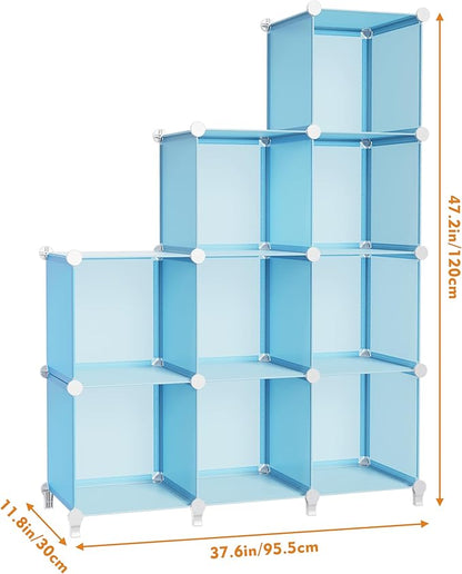 HOMIDEC Closet Organizers and Storage, 9 Cube Storage Organizer, Portable