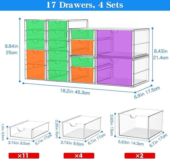 ARSTPEOE Makeup Acrylic Organizer