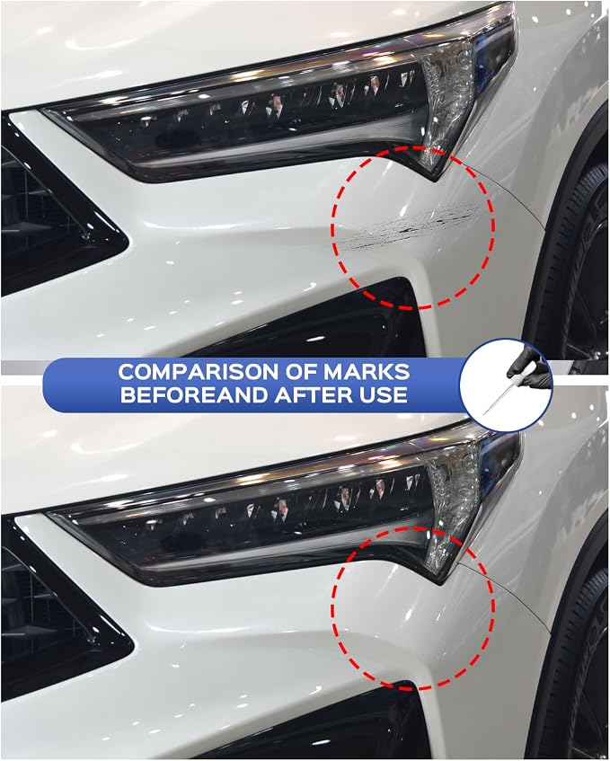 Touch Up Paint Compatible with Honda Exact Match Chips and Nicks Touch Up (Raven Black(8555))