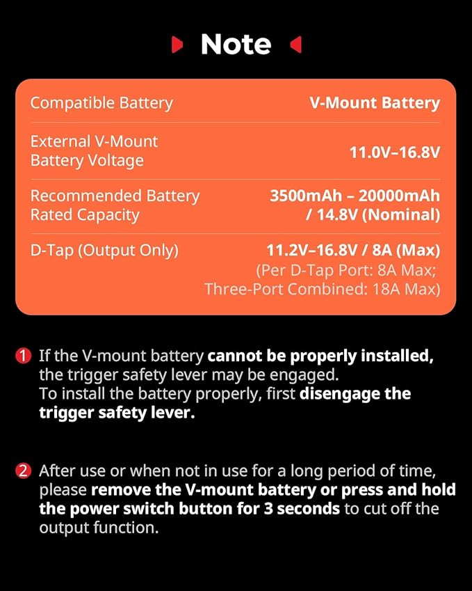 SMALLRIG V Mount Battery Plate