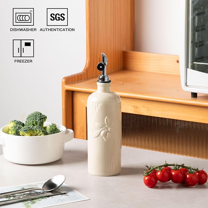 Sweejar Ceramic Olive Oil Dispenser Bottle