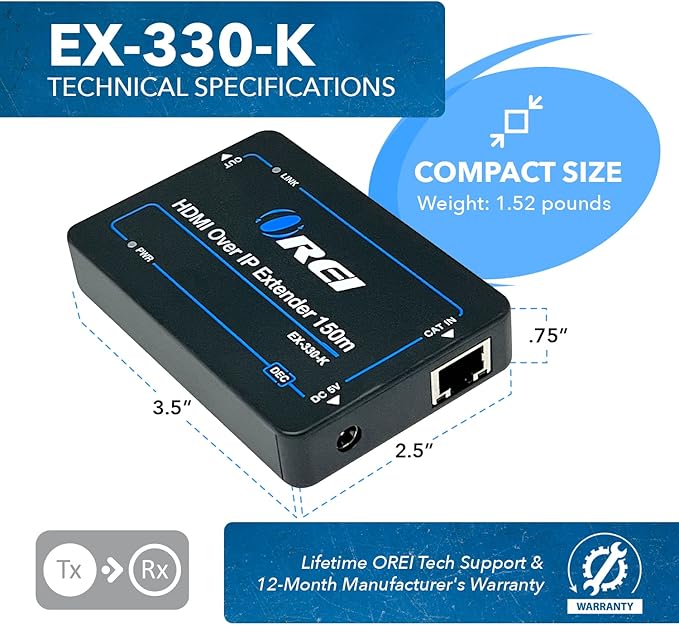 OREI HDMI Over Ethernet Extender