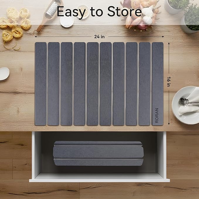 Stone Drying Mat for Kitchen Counter, Drying Matt Kitchen Counter, Quick Dry