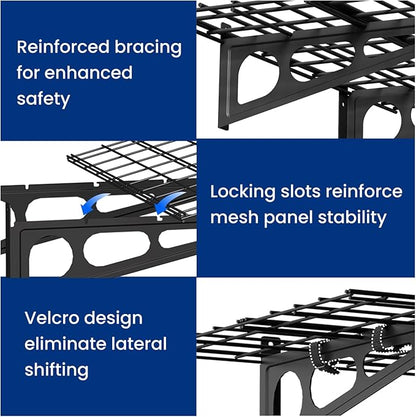 FLEXIMOUNTS 2-Pack 2x6ft Garage Shelving