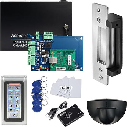 MENGQI-CONTROL 1-Door Security System Overhead Rex Exit Sensor Metal Combo