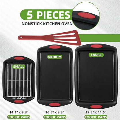 5-Piece Nonstick Baking Pans Set