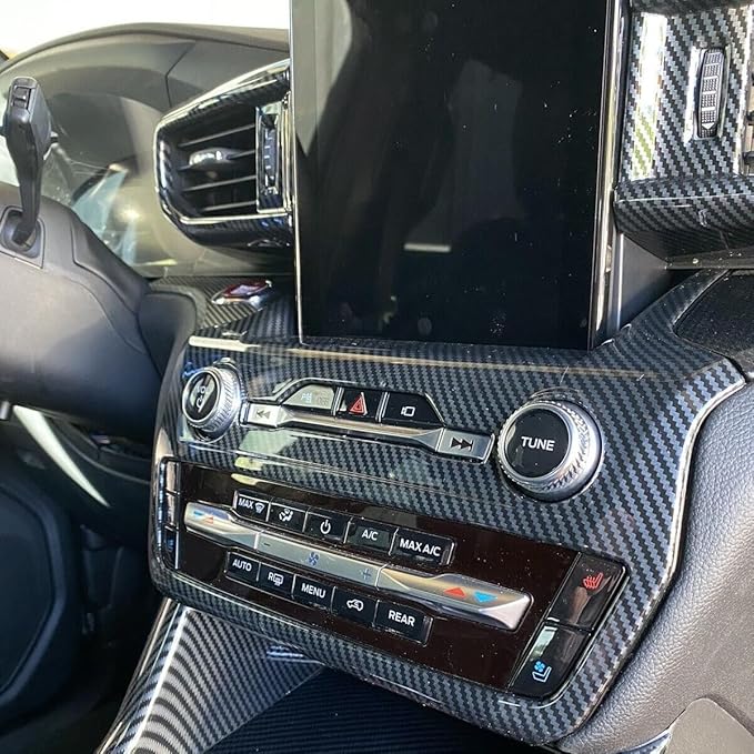 ruihe Carbon Fiber Color Center Dash Radio Audio Control Panel Automatic