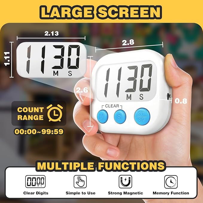 Classroom Timers for Teachers Kids Large Magnetic Digital Timer Teacher
