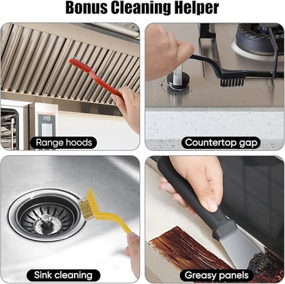 Crevice Cleaning Brush, Hard Bristle Cleaning Brushes