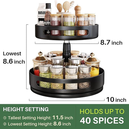 Lazy Susan Organizer Spice Rack