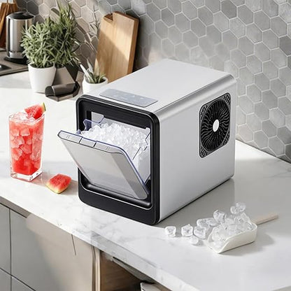 VEVOR Countertop Ice Maker, 33 lbs per Day, Self-Cleaning Portable Machine