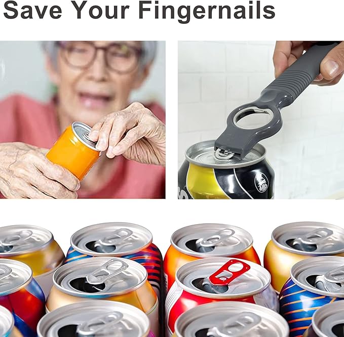 2-Pack Soda Can Opener and Beer Bottle Opener Bartender