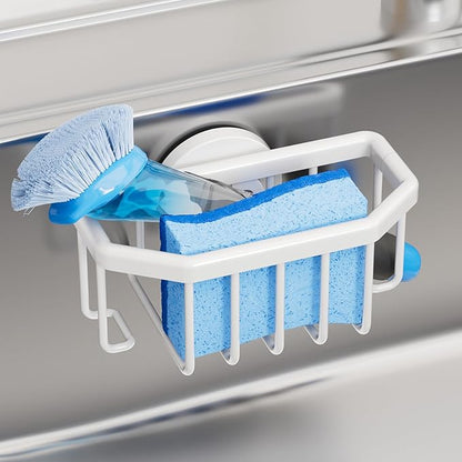 TAILI Sink Caddy with Strong Suction Cup, Sponge Holder