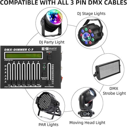 Ygybeyond DMX-C7Controller, Controller, Stage Lighting Equipment & Accessorie