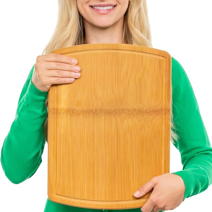 Bamboo Cutting Board – 15 Inch Wood Cutting Boards