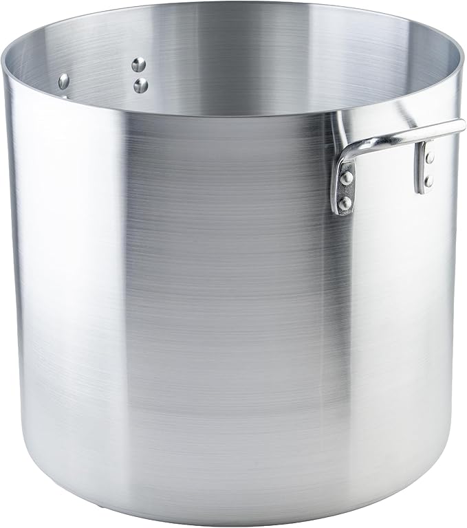 Winco Elemental Aluminum, 50 Qt Stock Pot