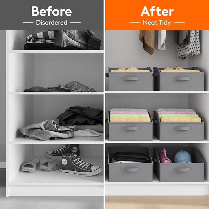 Lifewit Trapezoid Closet Storage Bins