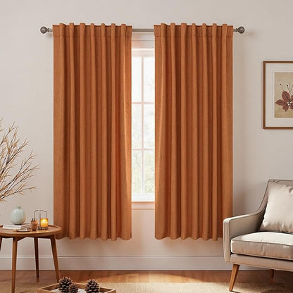 KOUFALL Hippie Curtains 63 Inch Length