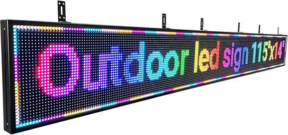 P10 Outdoor Led Sign Programmable Scrolling Digital Display Screen Message