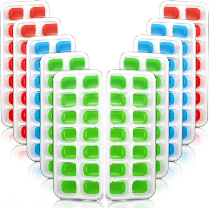 Honeydak 10 Pack 10 Pack Ice Cube Trays
